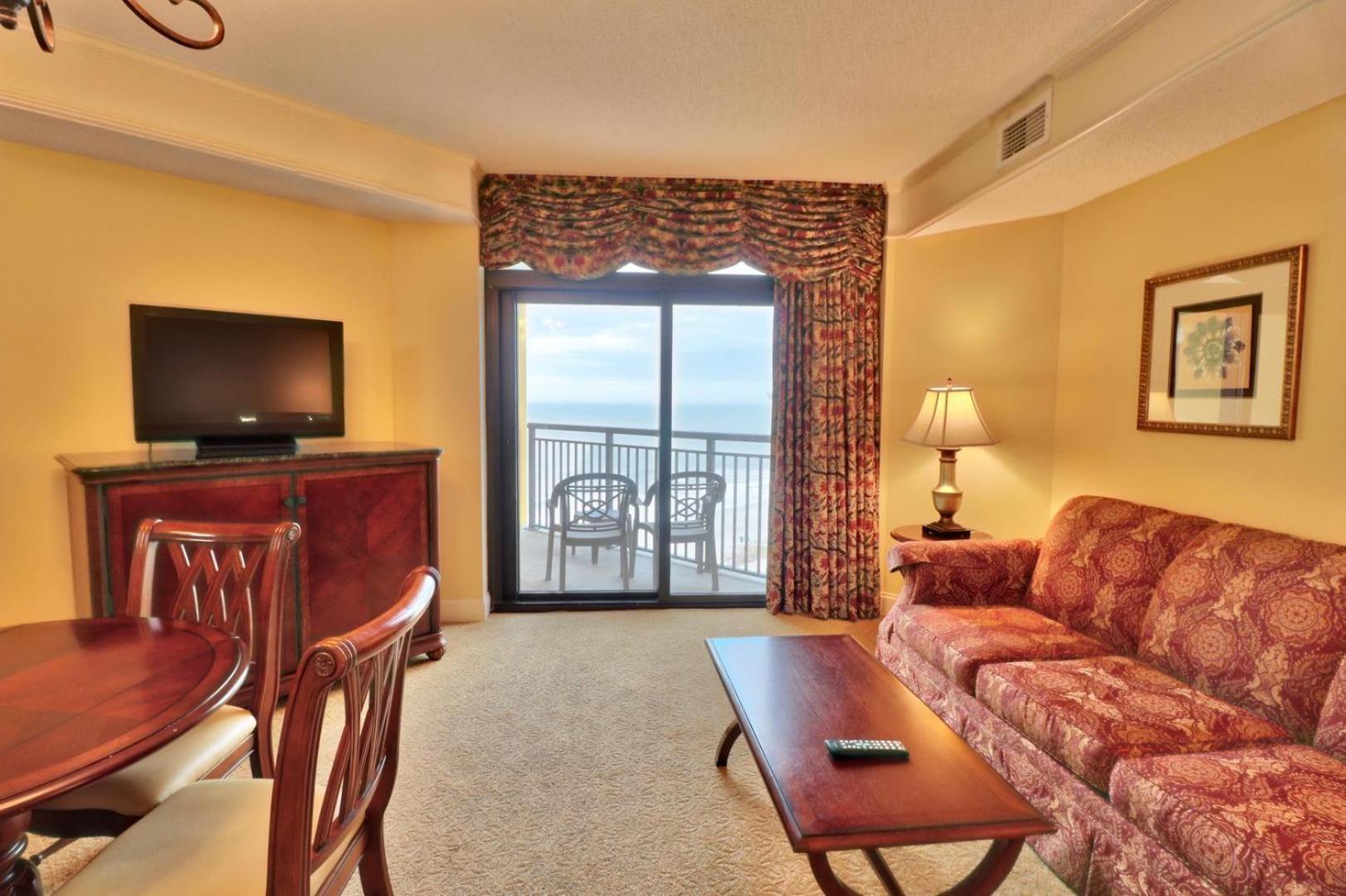 מירטל ביץ' Beautiful Warm Ocean View Beach Condo With Pool מראה חיצוני תמונה